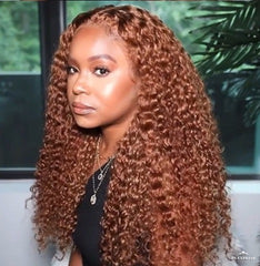 Ginger Brown Lace Front Wig | Ginger Human hair wigs