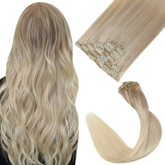 Human Hair clips Extensions | real hair extensions.