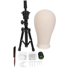 Wig training mannequin head | Mannequin head with stand.